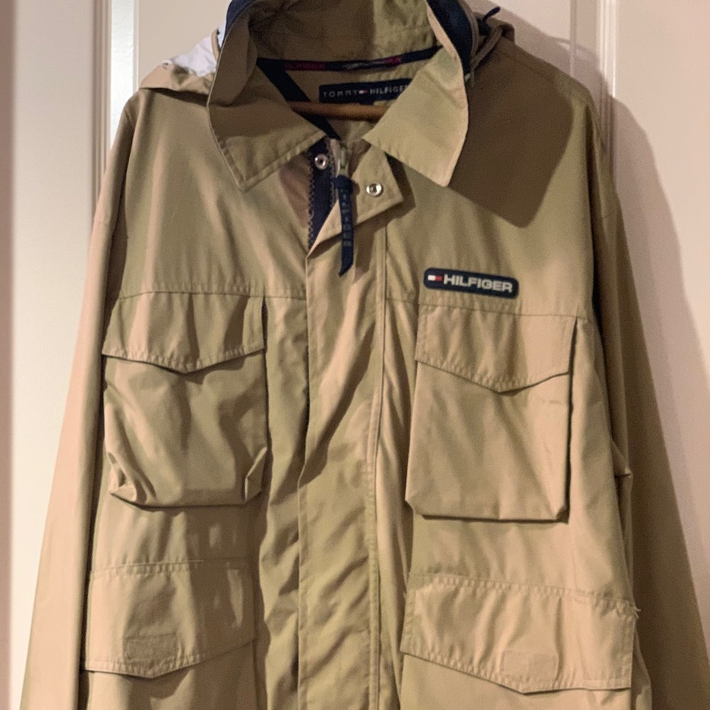Tommy Hilfiger Tan Jacket (comes with hood)